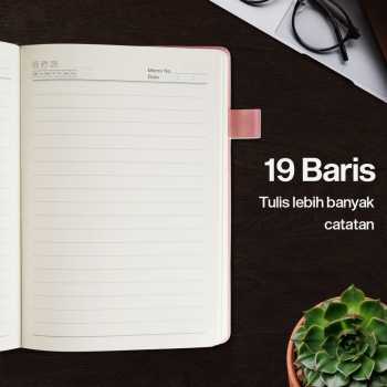 Gambar produk Toddi Buku Jurnal Hardcover Notebook Diary 80 GSM 360 Halaman Grid - CW-5025