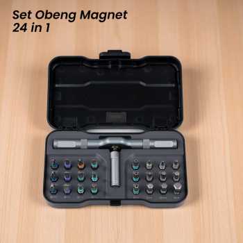 ATuMan 24 in 1 Ratchet Wrench Screwdriver Set Obeng Magnet - RS1