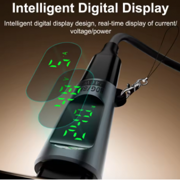 Gambar produk JOYO OTG Adapter Converter Type C Female to Male Digital Display 240W - F62C