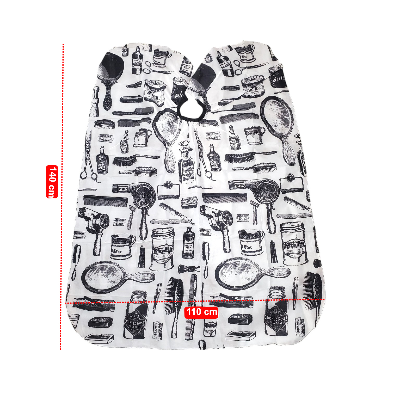 Gambar produk AliLeader Jubah Apron Pangkas Rambut Salon Barbershop Cape 140x110cm - FM-11M