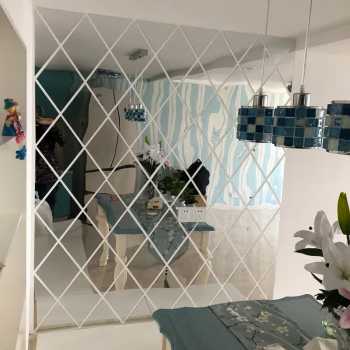 Gambar produk KANUSHI Stiker Cermin Tempel DIY 3D Acrylic Mirror Adhesive 100U 50x100cm - KN-100