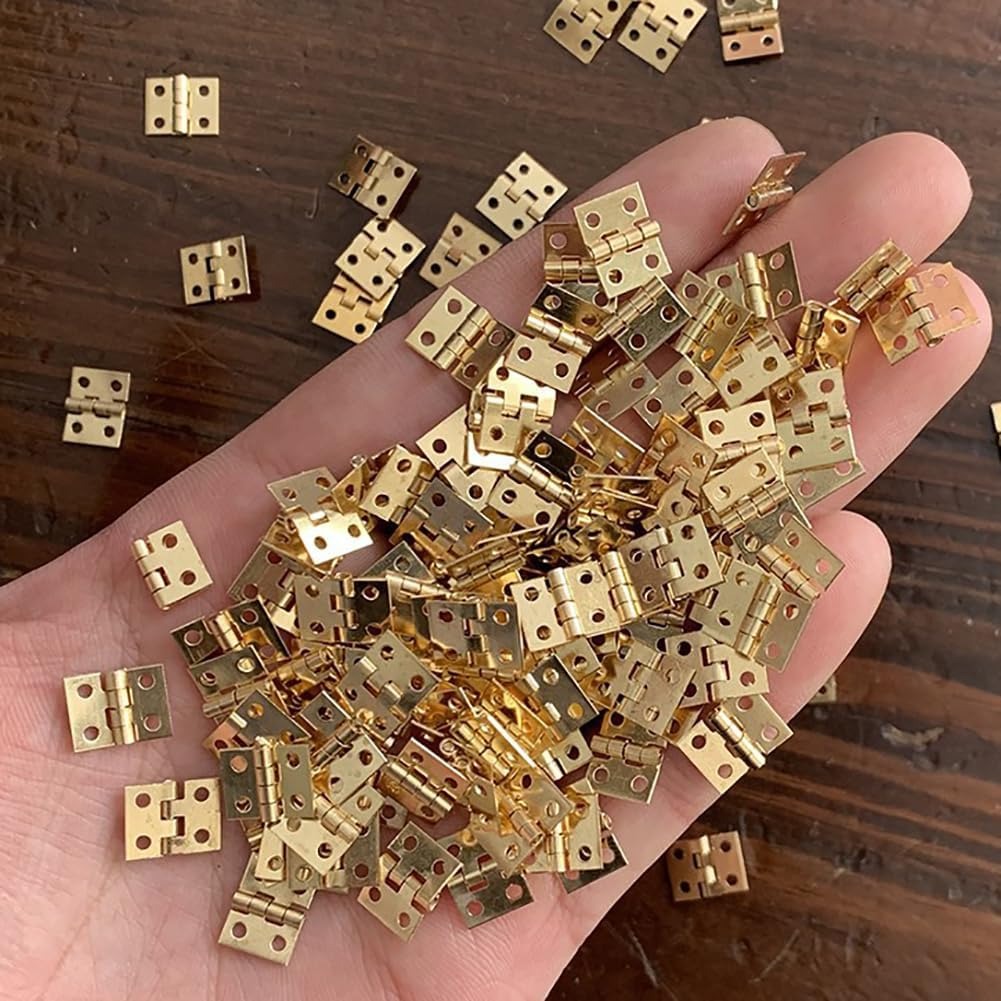 Gambar produk KitTraderEngsel Pintu Lemari Kabinet Door Hinge 4 Hole 10x8mm 10 PCS - KT581