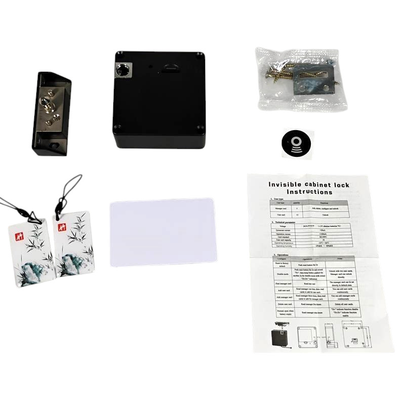Gambar produk GIS SMART Kunci Lemari Sensor RFID Keyless Cabinet Door Lock - EM168