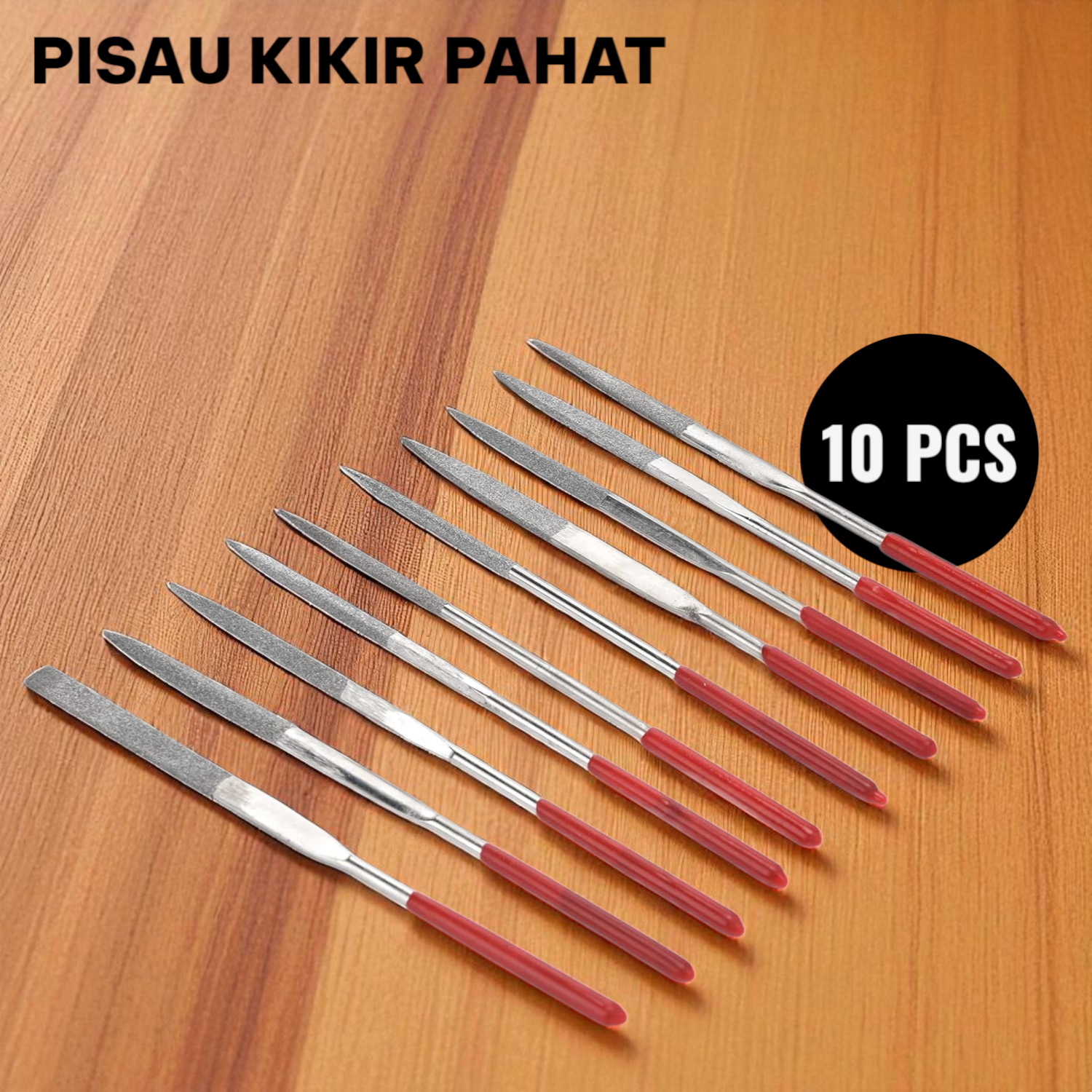 Gambar produk RIDGEBUSTER Diamond Needle Files Carving 10in1 Pisau Kikir Pahat - FD340P