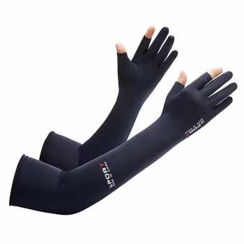 YXST Sarung Tangan Panjang Manset Sleeve Two Fingers Sunscreen Spandex - SP10