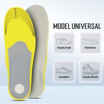 Gambar produk Insole Sepatu Alas Kaki Orthopedic 3D Premium Orthotics Flat Foot L