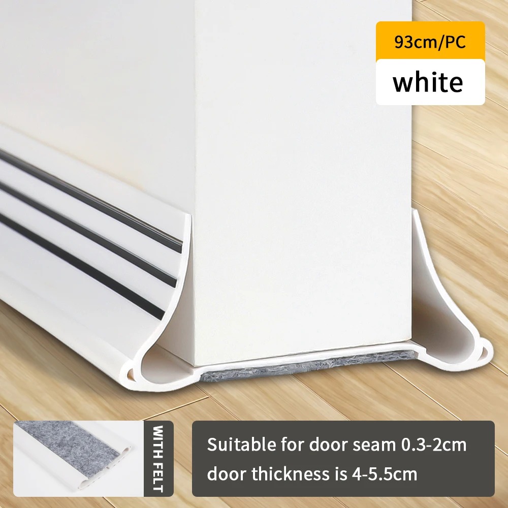 Gambar produk DTIAO Lis Pintu Penghalang Debu Serangga Under Door Seal Strip 93cm - DT4I