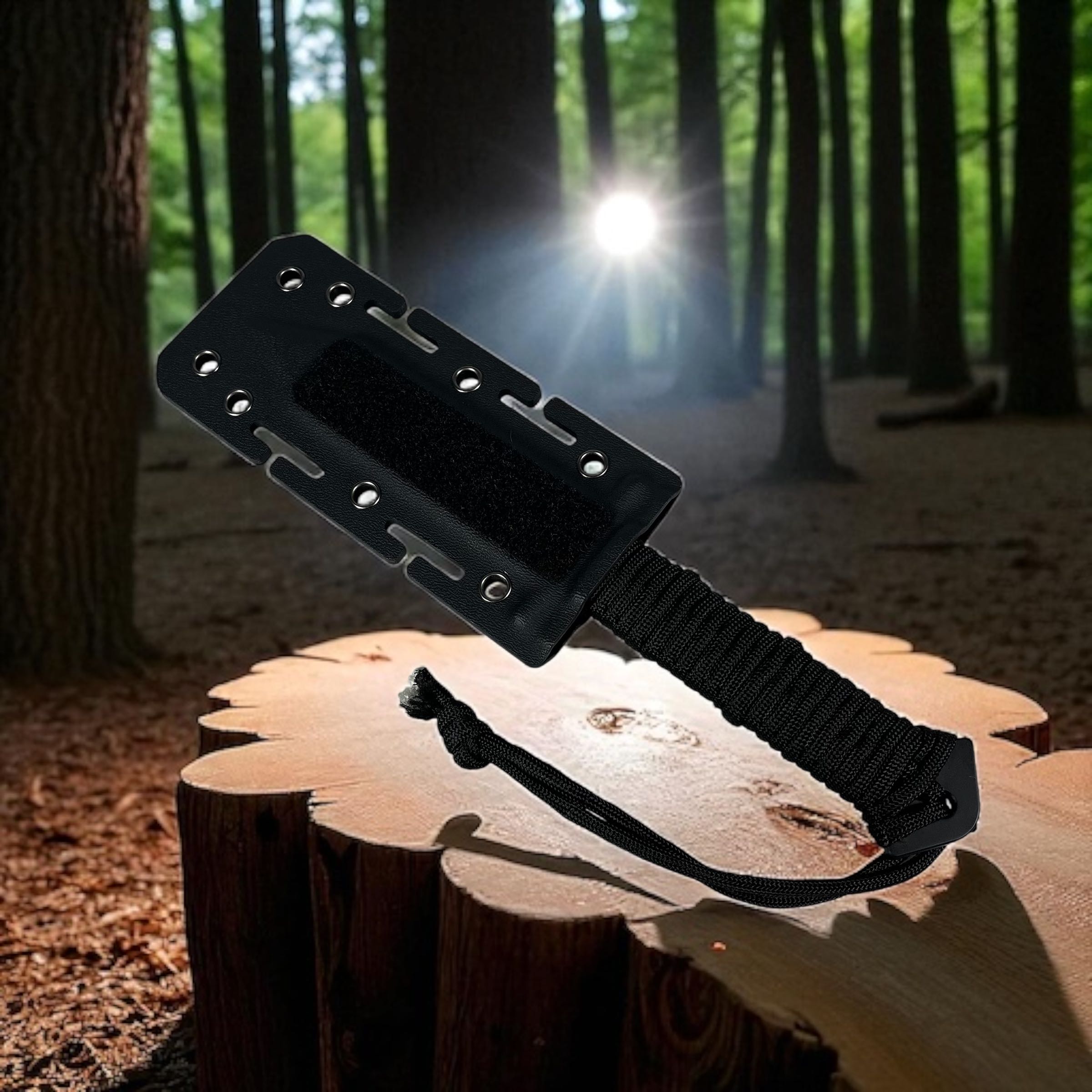 Gambar produk NEXKUT Pisau Survival EDC Tactical Combat Dagger with Kydex Holster - SG00