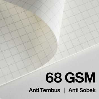 Gambar produk Toddi Buku Jurnal Softcover Notebook Diary 68GSM 100 Halaman Grid - TD6
