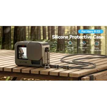 TELESIN Silicone Protective Case Kamera for GoPro Hero 13/12/11/10/9 - S6-PTC-010-TGP