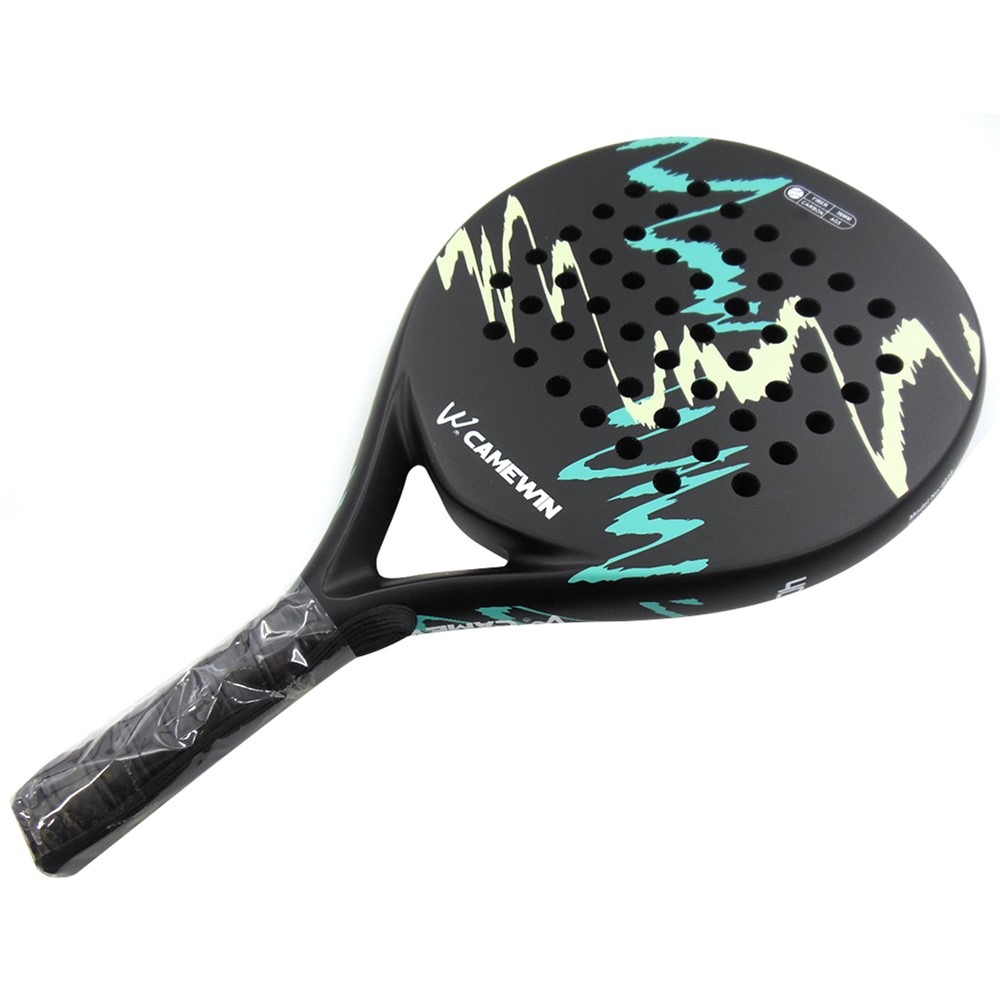 Gambar produk CAMEWIN Raket Padel Teardrop Carbon Glass Fiber 3.8cm Thickness 360g - 4018