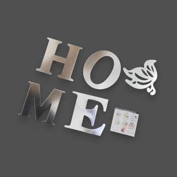 Gambar produk Ulul Stiker Dekorasi Dinding Home 3D Mirror Wall Sticker Acrylic M - INU157