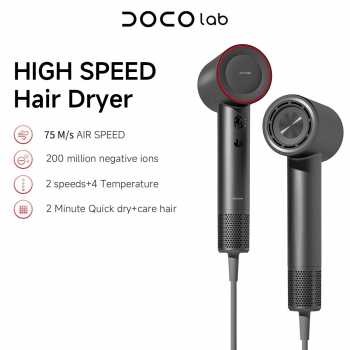 DOCO Lab Hair Dryer Quick Dry Hot and Cold Compact Size Anion 1600W - H800