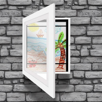 Gambar produk KIDO Bingkai Gambar Anak Drawing Display Frame Magnetic Flip Top A4 - KD2