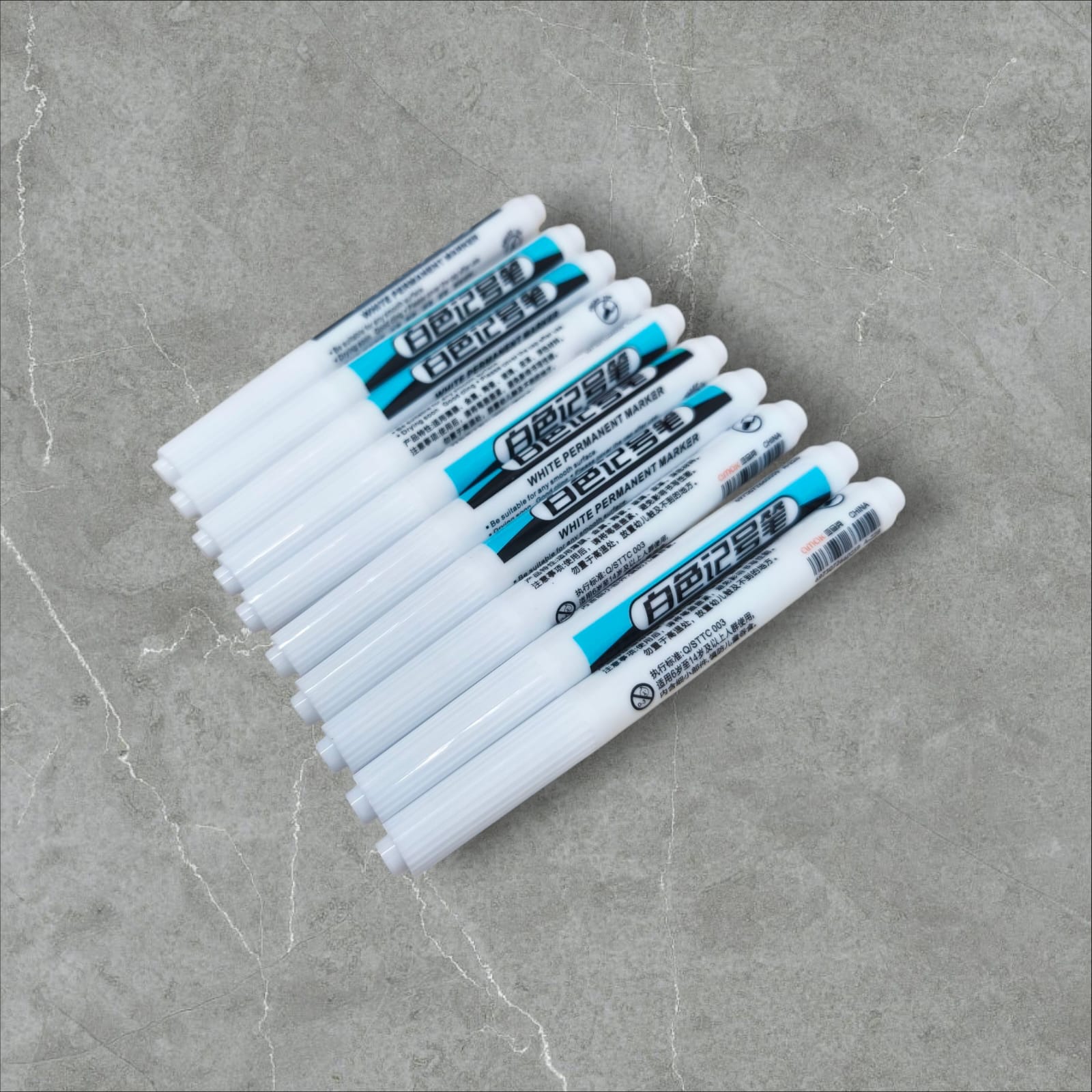 Gambar produk AMAK Spidol Permanen Waterproof Quick Dry Oily Marker 1mm 10 PCS - A-226