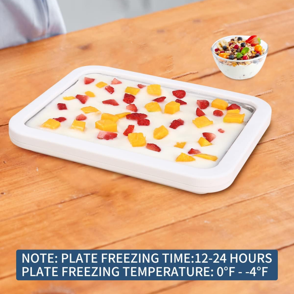 Gambar produk MagiDeal Wadah Pembuat Es Krim dan Yogurt Fried Ice Maker 22.5x17.5cm - MD386