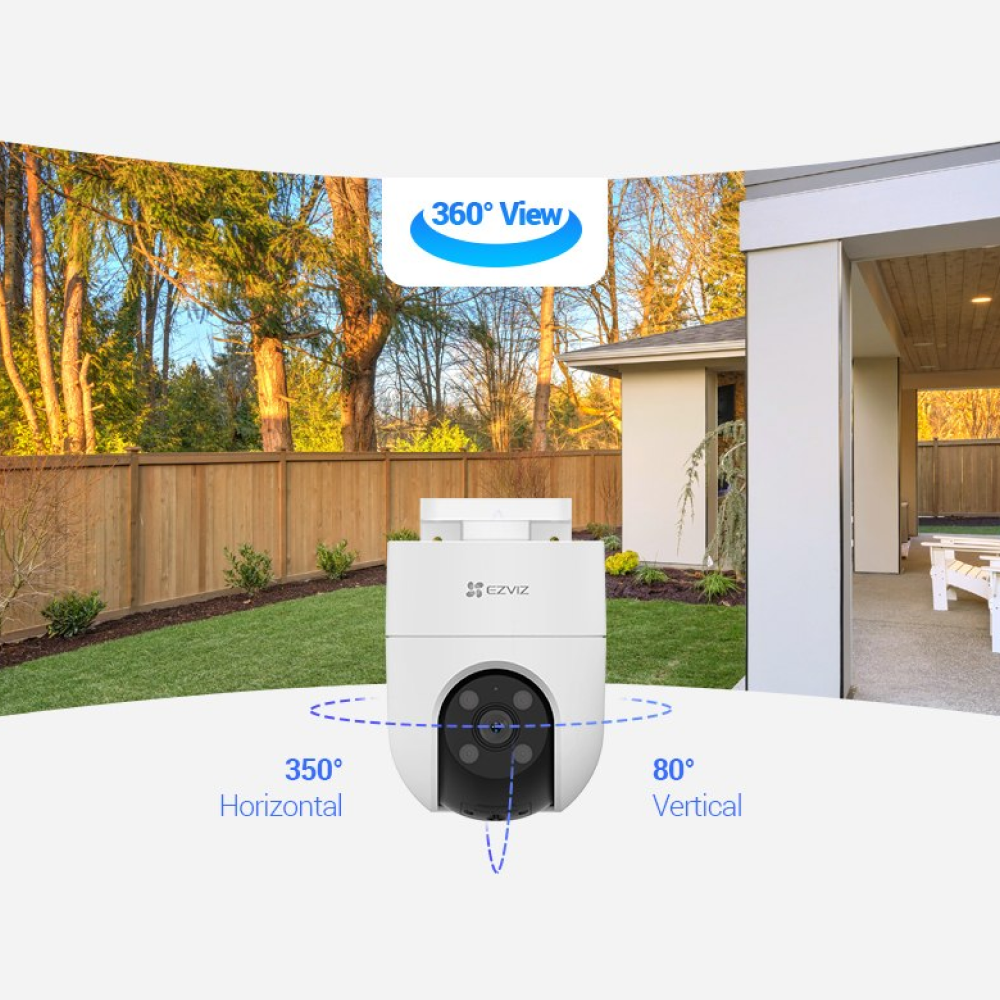 Gambar produk EZVIZ Kamera CCTV WiFi PTZ Outdoor Smart IP Camera AI Tracking 2MP - H8C