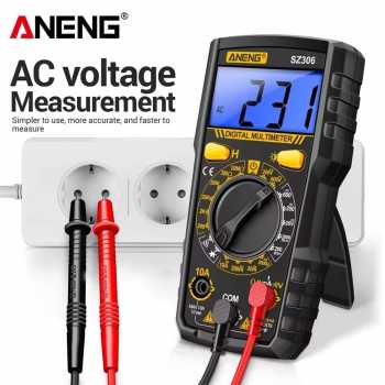 ANENG Digital Multimeter Voltage Tester LCD Backlit Screen - SZ306