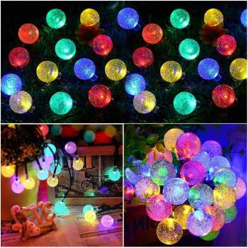 Gambar produk MUFAVA Lampu Hias String Lights Solar Panel 50 LED 7M - S32