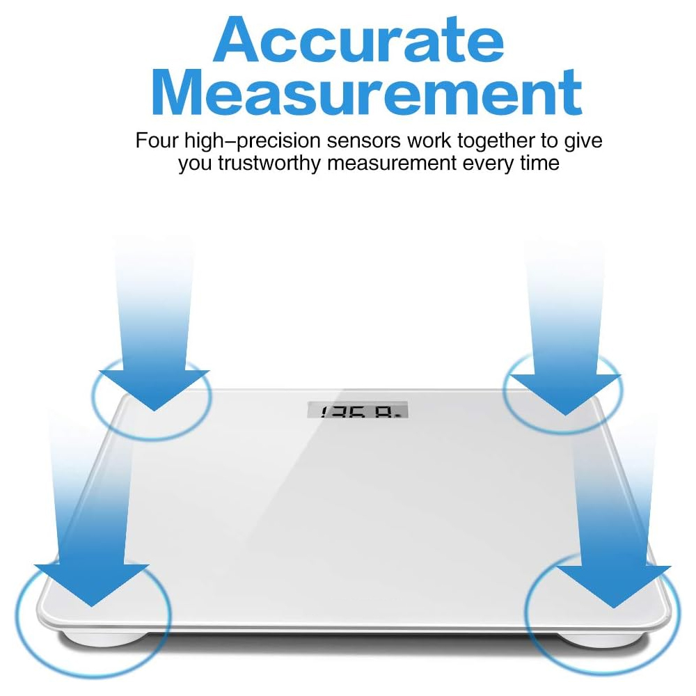 Gambar produk LIFEHOOD Timbangan Badan Digital Scale Rechargeable 180kg - A56I