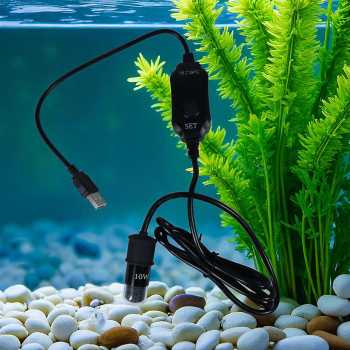 Gambar produk Kisame Aquarium Heater Pemanas Mini Akuarium Adjustable Heating Rod - SC-07A010