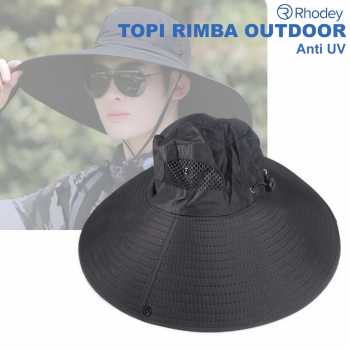 Rhodey Topi Rimba Outdoor Anti UV Boonie Hat Polyester - B60