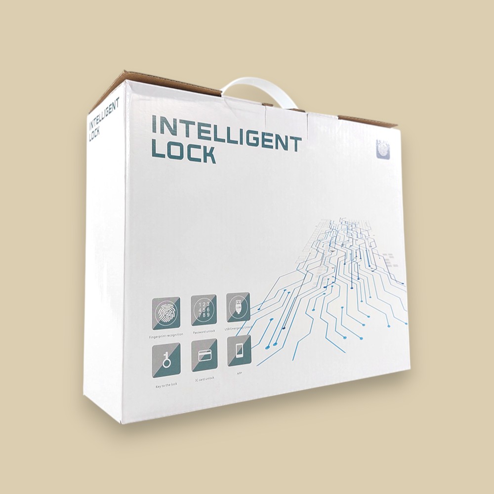 Gambar produk TaffHOME Smart Door Lock Fingerprint Password Card Waterproof IP66 Double Sided - G23