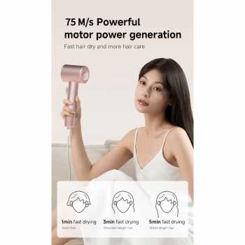 Gambar produk DOCO Lab Hair Dryer Quick Dry Hot and Cold Compact Size Anion 1600W - H800