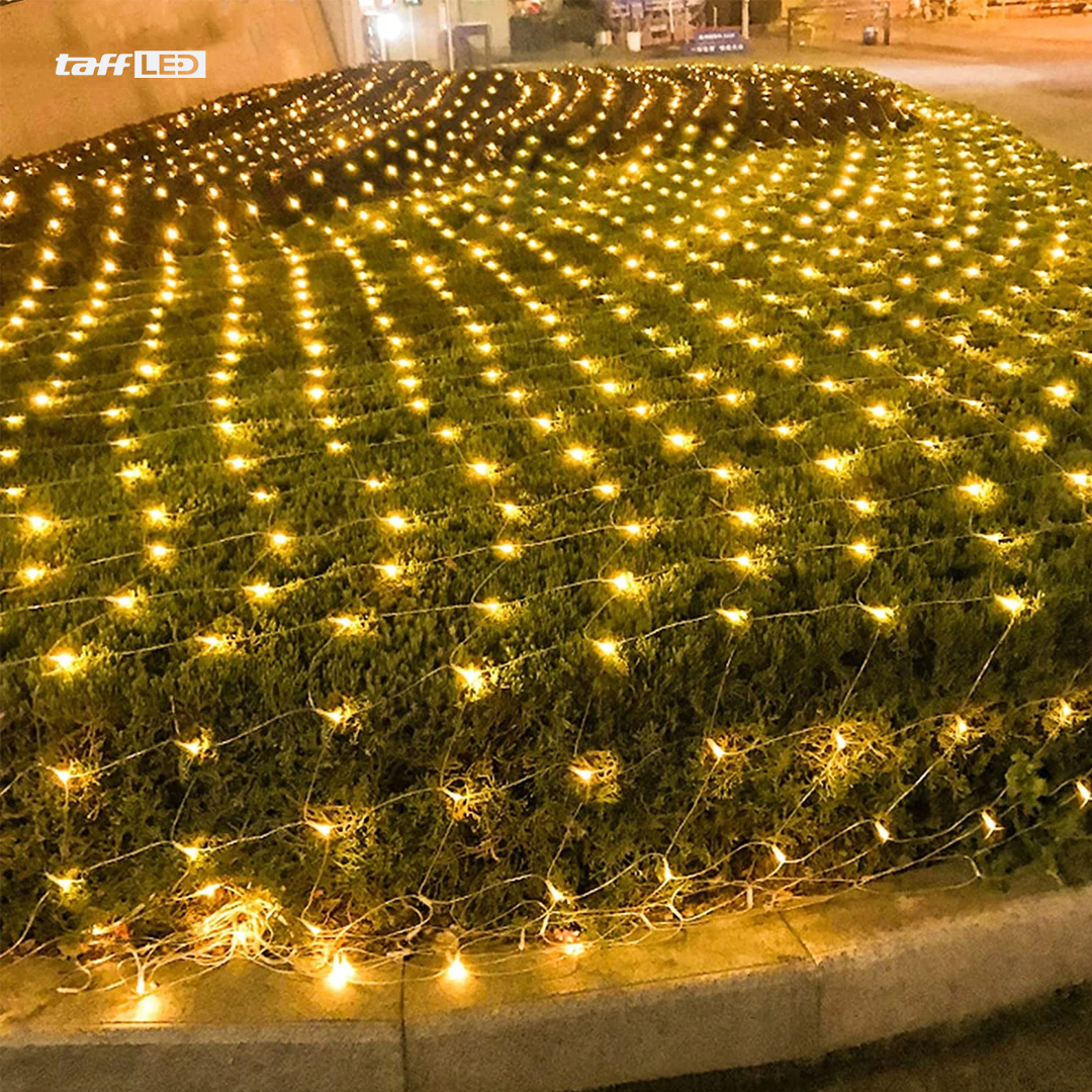 Gambar produk TaffLED Lampu Hias Jaring String Lights Decoration EU Plug 1.5x1.5M - EK-04