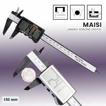 Maisi Jangka Sorong Digital LCD Vernier Caliper 3 Buttons 150mm - SH20