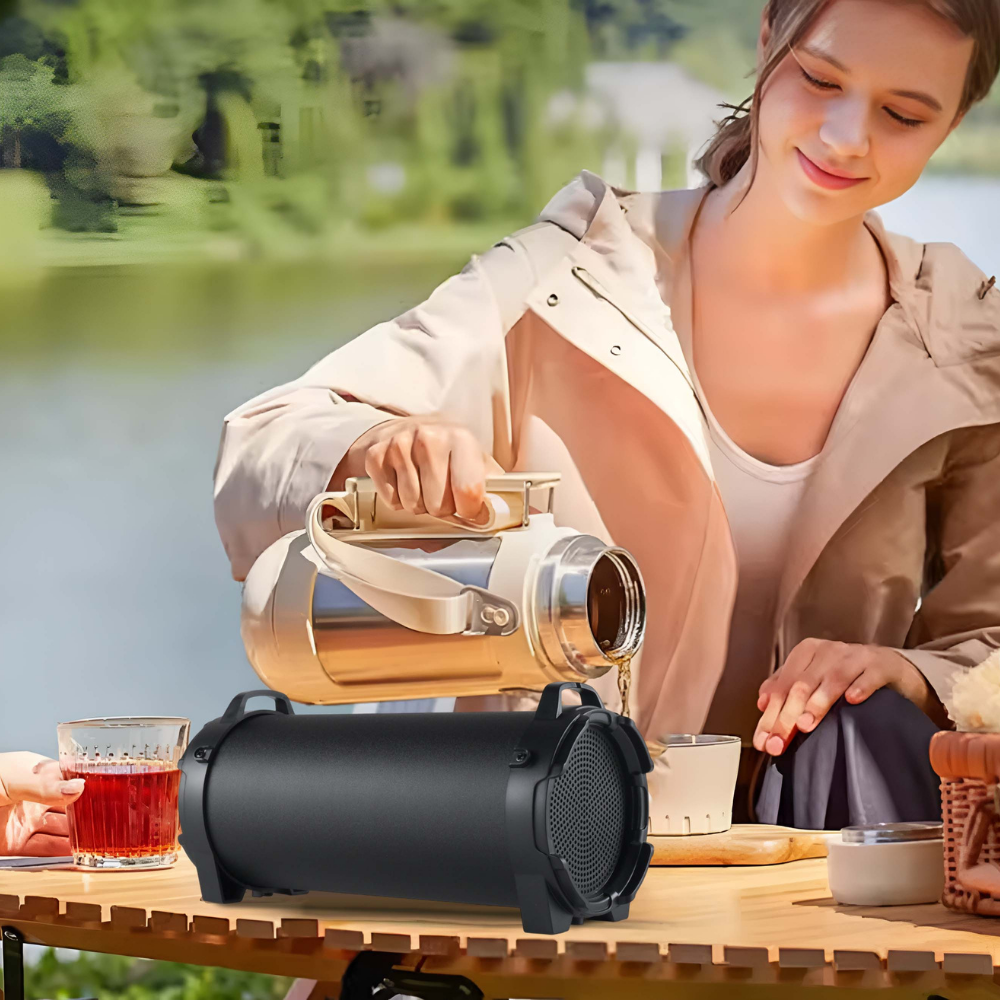 Gambar produk Smalody Speaker Bluetooth Portable Boombox Outdoor FM Radio 10W - SL-10