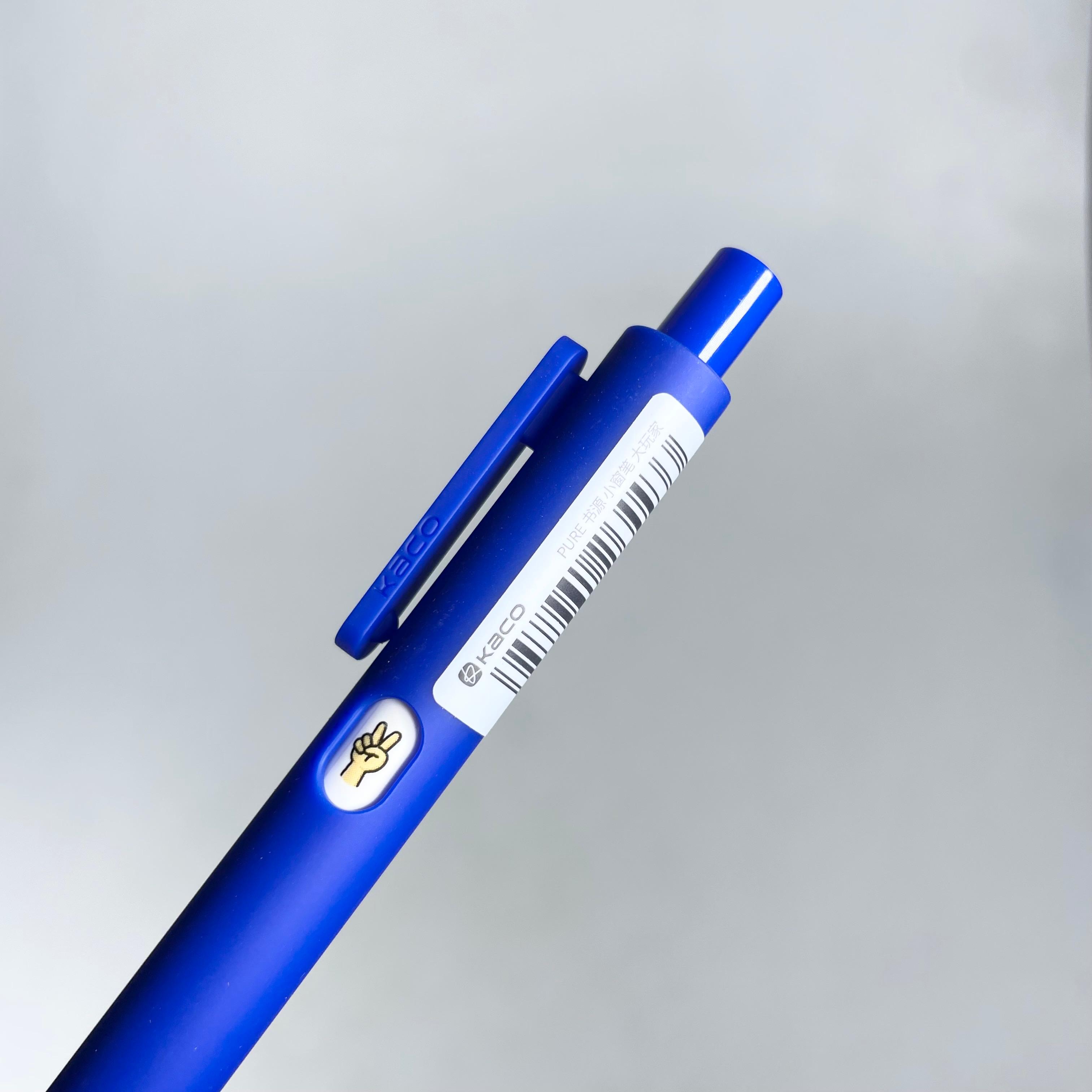 Gambar produk Kaco Pena Pulpen Gel 0.5mm Dual Ballpoint Quick Dry Black Ink 1 PCS - K3