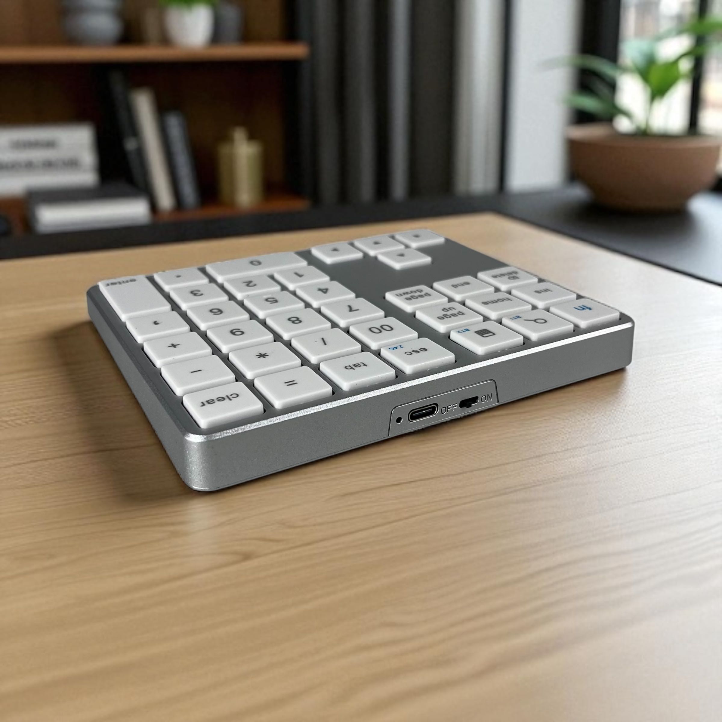Gambar produk MRSVI Keyboard Numeric Wireless 2.4GHz Bluetooth Silent Click Keypad - K35