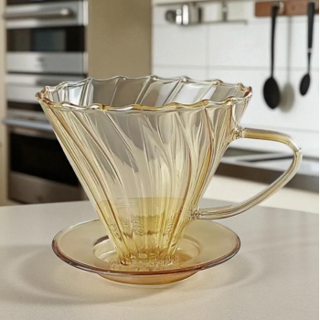 WURJO Filter Penyaring Kopi V60 Coffee Dripper Borosilicate 1-2 Cup - WJ2