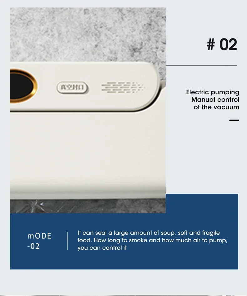 Gambar produk FMA Alat Vakum Makanan Vacuum Sealer Packaging Machine with 10PCS Bag - FM-V10