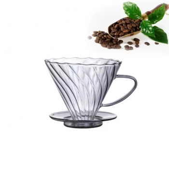 WURJO Filter Penyaring Kopi V60 Coffee Dripper Borosilicate 1-2 Cup - WJ2