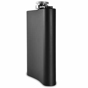 Gambar produk BENJF Botol Hip Flask Wine Whiskey Stainless Steel 304 Plastic Cap 8oz - B-86
