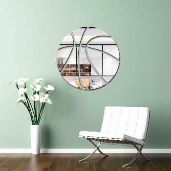 Gambar produk AKROR Sticker Cermin Akrilik Tempel Dinding Dekorasi Wallpaper 3D Basketball - A030