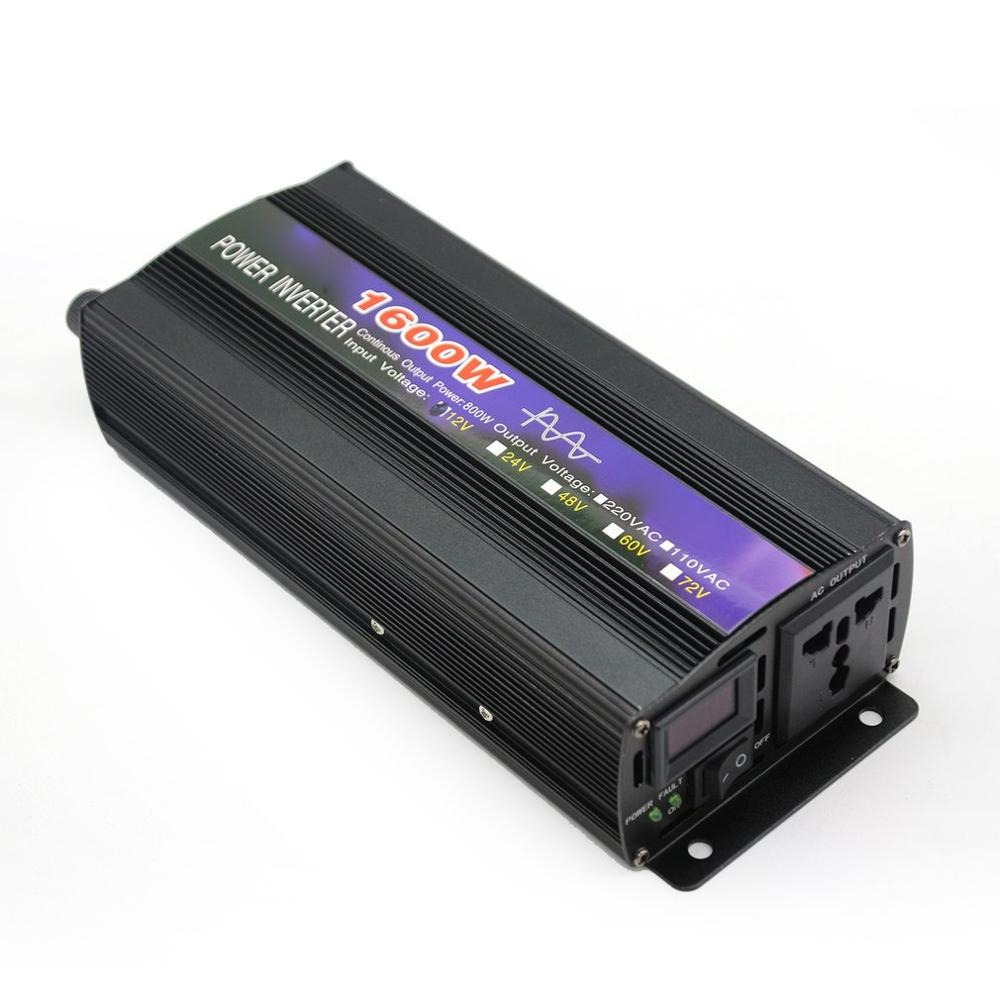 Gambar produk BEZAX Power Inverter Mobil Pure Sine Wave AC 220V 1600W DC 48V - BEZAX