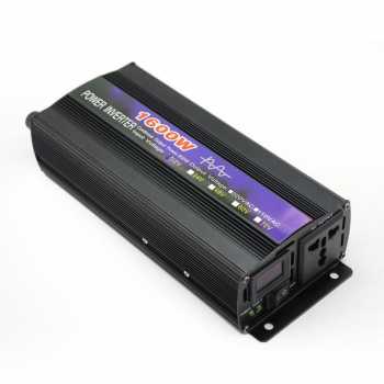 Gambar produk BEZAX Power Inverter Mobil Pure Sine Wave AC 220V 1600W DC 48V - BEZAX
