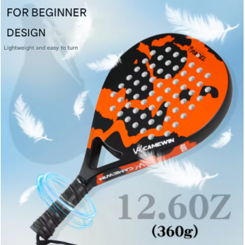 Gambar produk CAMEWIN Raket Padel Teardrop Carbon Glass Fiber 3.8cm Thickness 360g - 4003