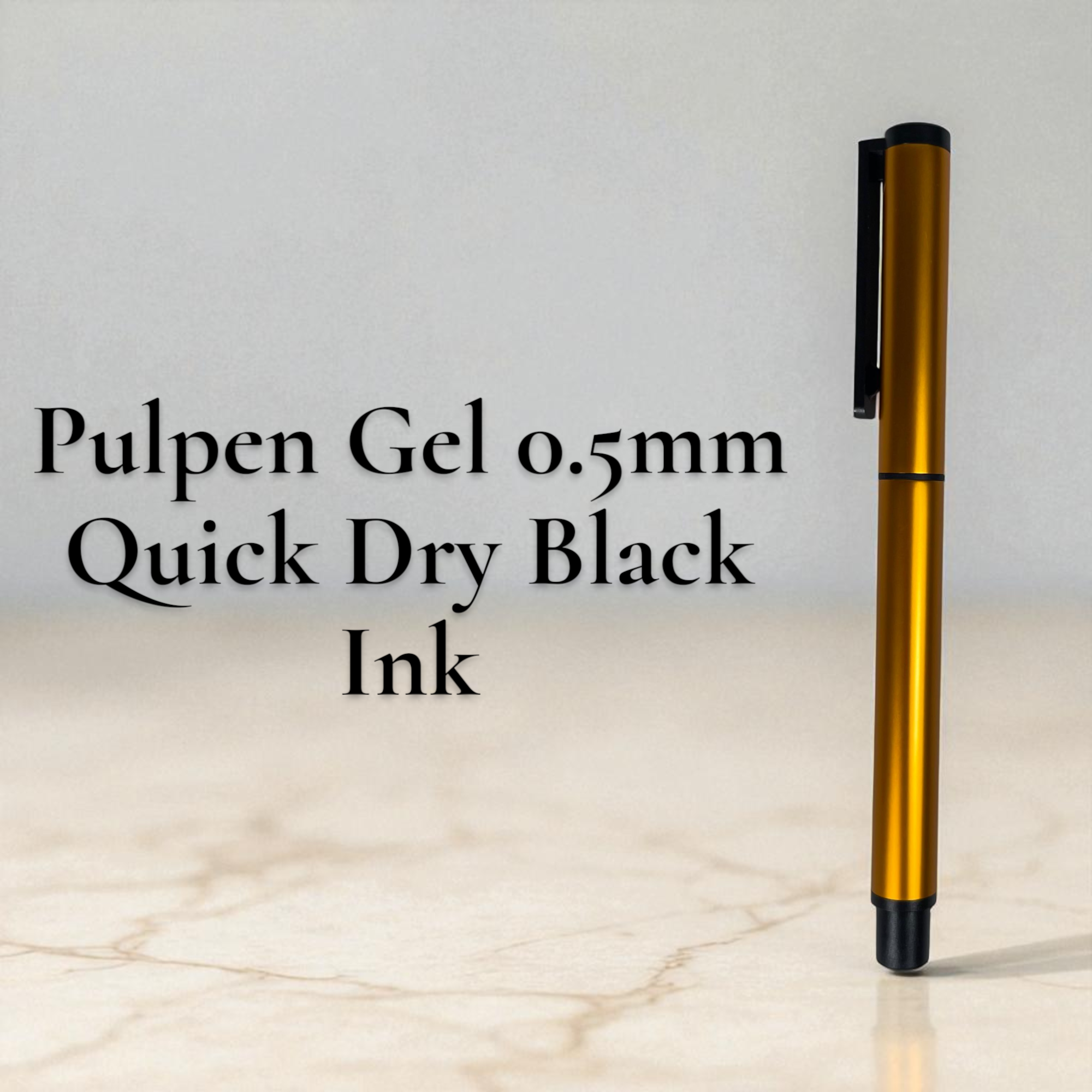Gambar produk Kaco Pena Pulpen Gel 0.5mm TUBE Roller Quick Dry Black Ink 1 PCS - K80