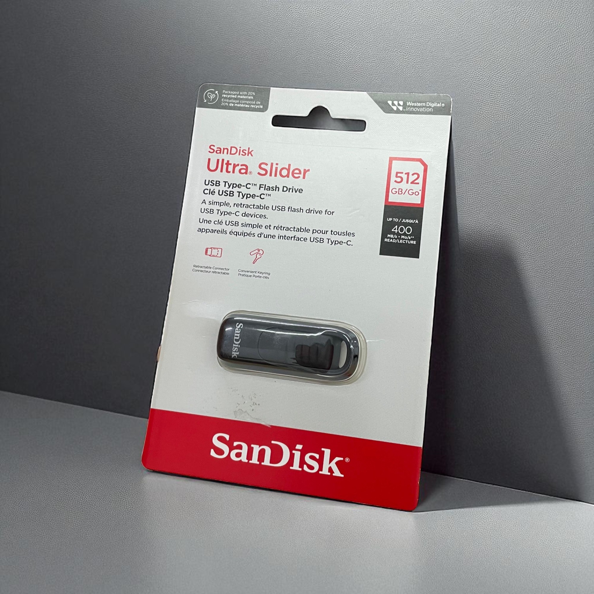 Gambar produk SanDisk Ultra Slider Flashdisk USB Type C 512GB - SDCZ480