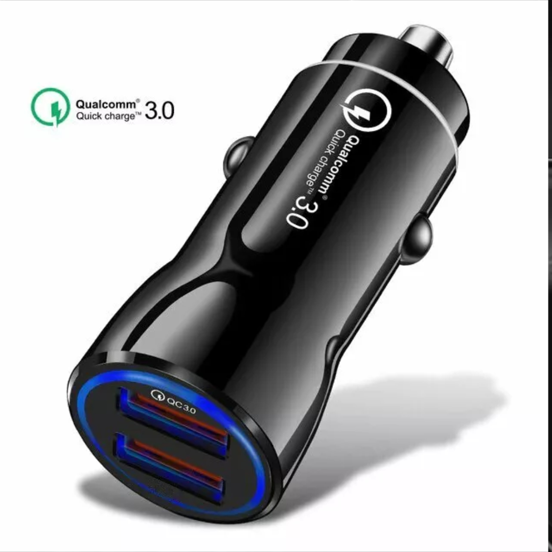 Gambar produk CARFN Car Charger Mobil Fast Charging PD QC 3.0 USB Type C Port 30W - TE-P21