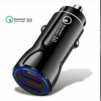 Gambar produk CARFN Car Charger Mobil Fast Charging PD QC 3.0 USB Type C Port 30W - TE-P21