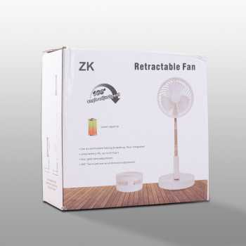 Gambar produk ZK Kipas Angin Standing Portable Retractable Folding Fan 7200mAh - ZK-20321