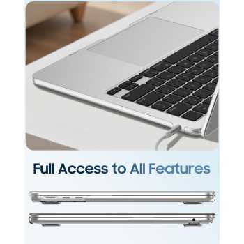 Gambar produk MTT Cover Case Macbook Full Protection Flat Luxury Crystal M2 M3 M4 Macbook Air 13 M2 - M-01