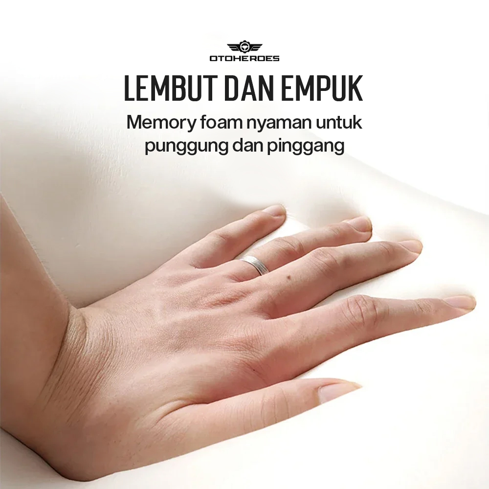 Gambar produk OTOHEROES Bantal Punggung Kursi Mobil Lumbar Support Memory Foam - DK-1