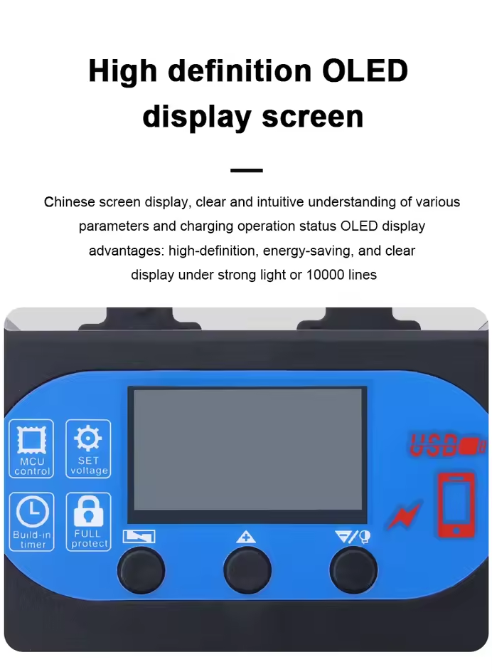 Gambar produk EcoFly Solar System Controller Dual USB Type C Fast Charging 30A - EF2