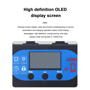 Gambar produk EcoFly Solar System Controller Dual USB Type C Fast Charging 30A - EF2